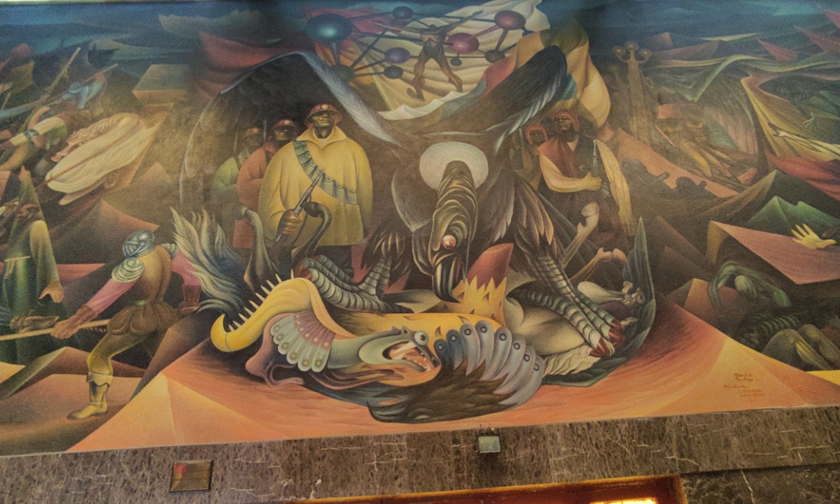 Mural Miguel Alandia Pantoja / Museo de la Revolución Nacional