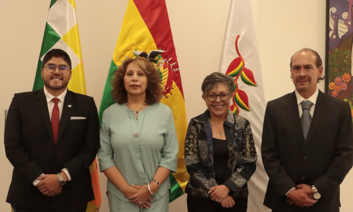 Viceministros: Turismo Aramayo Bejarano, Culturas y Folklore, Dario Andrés Zaratti Chevarría, Gastronomía, Sumaya Cecilia Rosa Prado Vasquez./BoliviaTV